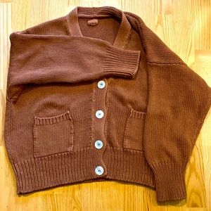 Babaa Cardigan No 16, Tonka Bean